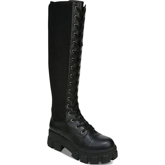 Circus by Sam Edelman Womens Dinah Black Combat & Lace-up Boots Shoes NWT - Picture 1 of 4